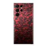 Forged Red Skin For Samsung S22 Ultra